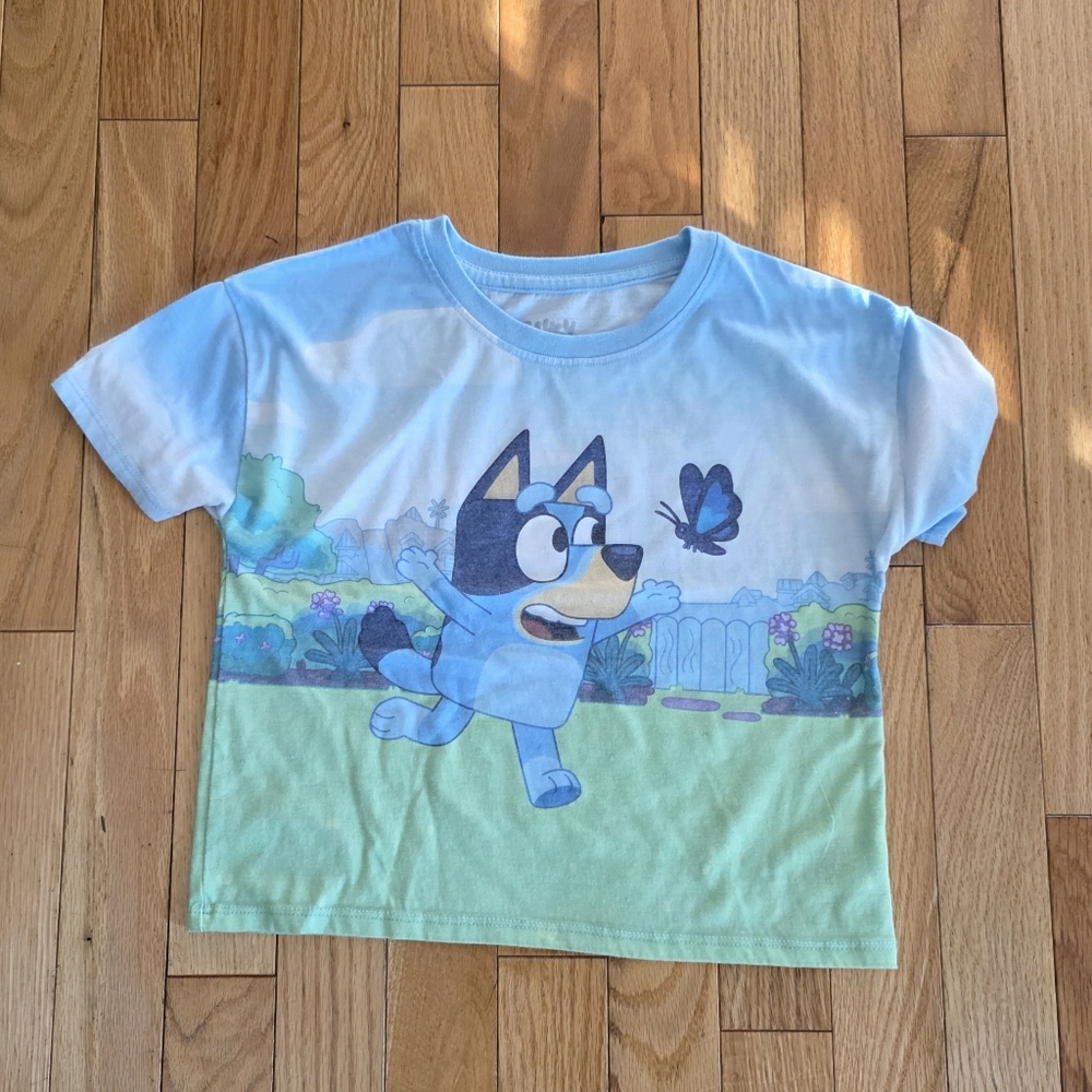 Playful Bluey Scene Kids Tee